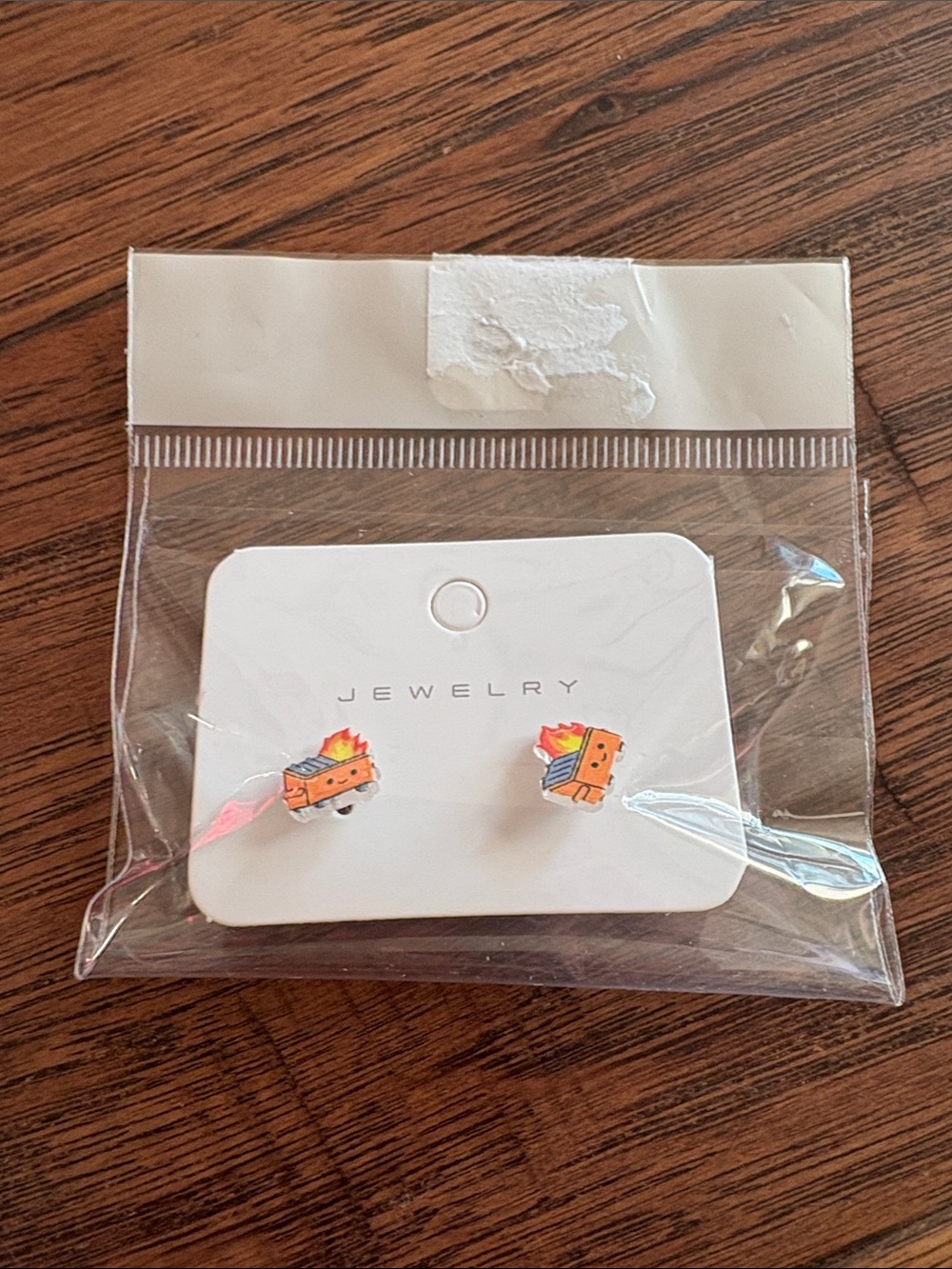Dumpster Fire Earrings